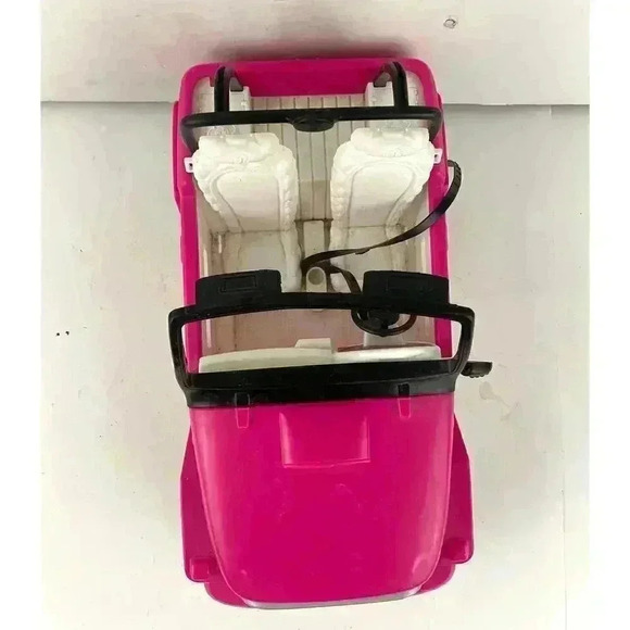 Barbie Doll Pink Jeep Car 2012 Beach Party Vehicle Y6856 - Picture 12 of 16